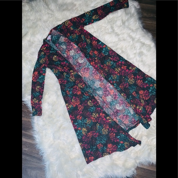 NWOT LuLaRoe Sarah Tribal Sweater Long Kimono - Picture 7 of 7